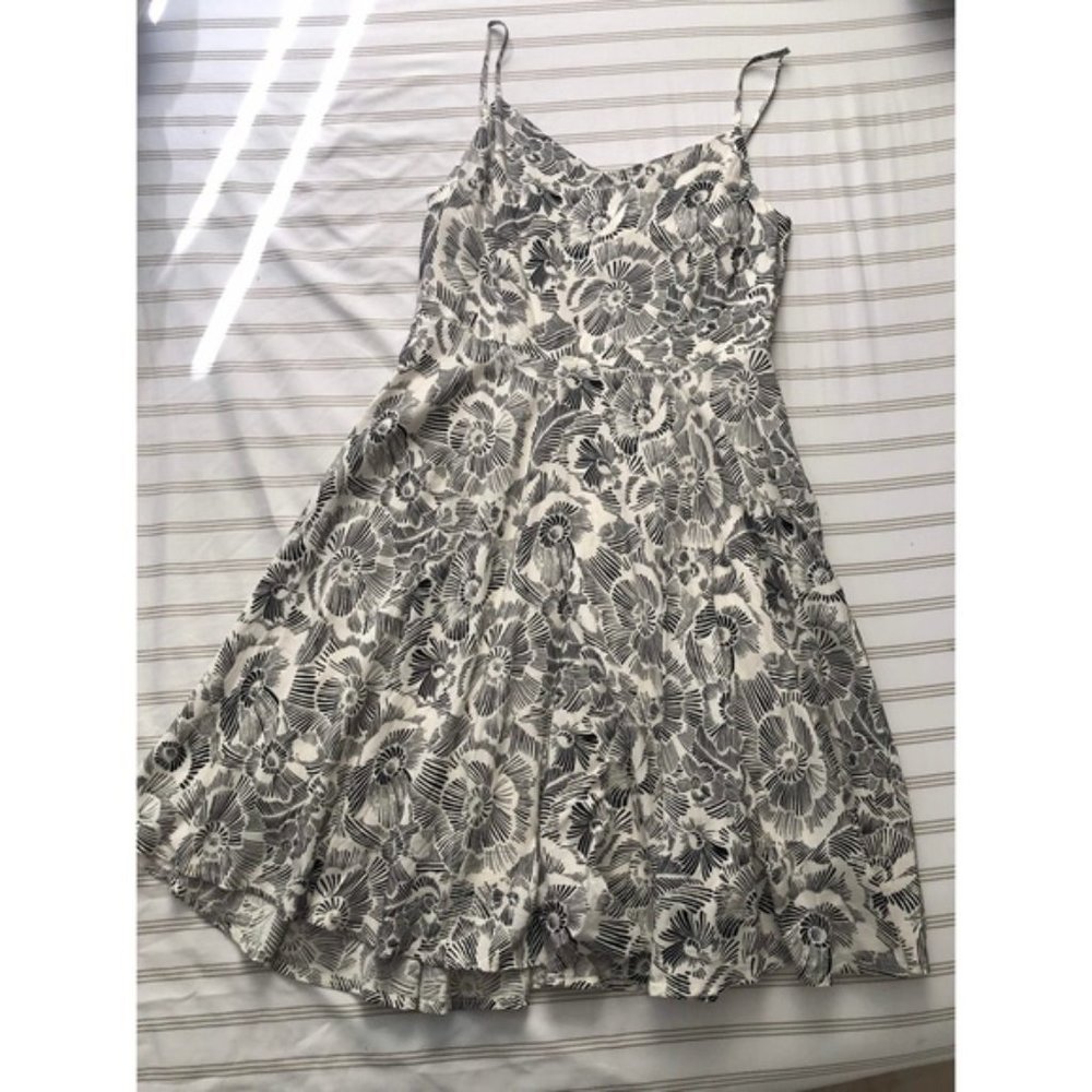 Spaghetti Strap Skater A-Line Dress sz M